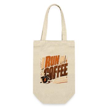 Coffee and Bad Ideas - Funny Coffee Shirt - Gift Bag for Bottles - nature - Front