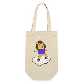 Lion Book - Gift Bag for Bottles - nature - Front