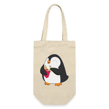 Frites Penguin - Sac à bouteille - nature - Devant