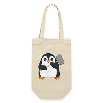 Penguin Hammer - Gift Bag for Bottles - nature - Front