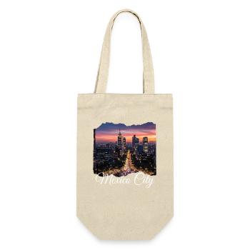 Mexico City Night Skyline - Gift Bag for Bottles - nature - Front