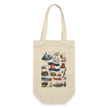 Colorado | Rockies, Outdoor & Freedom - Gift Bag for Bottles - nature - Front