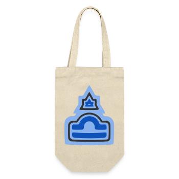 Zodiac Tribal Libra and Air - Gift Bag for Bottles - nature - Front