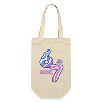 Candy Swirl 67 meme Neon Doodle - Gift Bag for Bottles - nature - Front