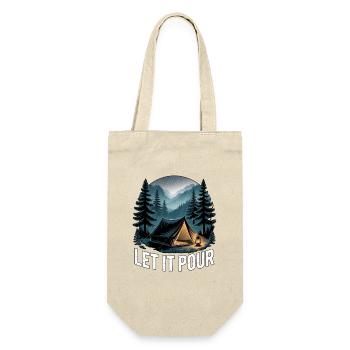 Let It Pour Camping - Gift Bag for Bottles - nature - Front
