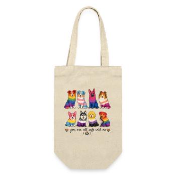 Pride Herding Dogs | You Are All Safe With Me - Gift Bag for Bottles - nature - Front