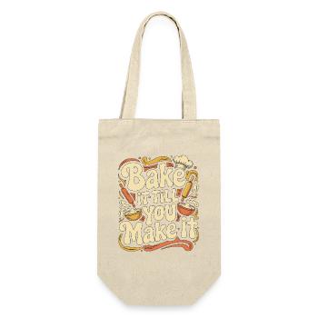 Restaurant Chef Bake It Till You Make Fine Dining - Gift Bag for Bottles - nature - Front