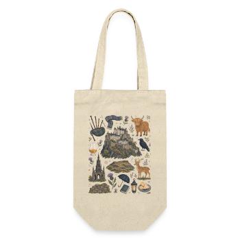 Edinburgh | Highlands, Whisky & Castles - Gift Bag for Bottles - nature - Front