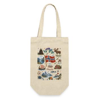 Norway | Fjords, Northern Lights & Vikings - Gift Bag for Bottles - nature - Front