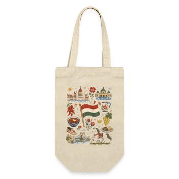 Hungary | Budapest, Puszta & Enjoyment - Gift Bag for Bottles - nature - Front
