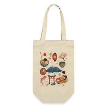 Japan | Fuji, Sakura & Indulgence - Gift Bag for Bottles - nature - Front