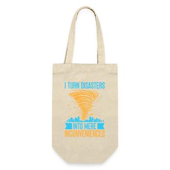 Insurance Agent Inconveniences Funny Insurance - Gift Bag for Bottles - nature - Front