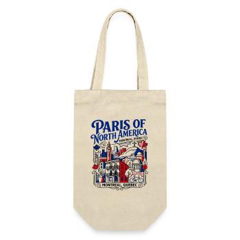Paris Of North America Montreal Quebec - Gift Bag for Bottles - nature - Front