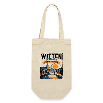 The Vintage Cityscape Of Witten Germany D3370 - Gift Bag for Bottles - nature - Front