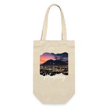 Monterrey Evening City Panorama - Gift Bag for Bottles - nature - Front