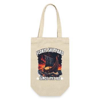 Flokis Shipyard Sailing Ship - Gift Bag for Bottles - nature - Front