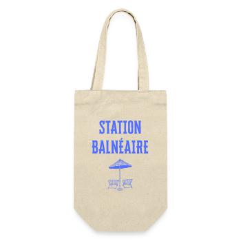 station balnéaire bleue méditerranée - Sac à bouteille - nature - Devant