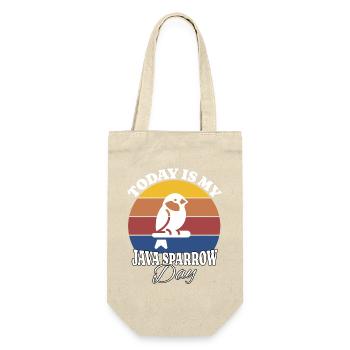Reisamadine Java Sparrow - Gift Bag for Bottles - nature - Front