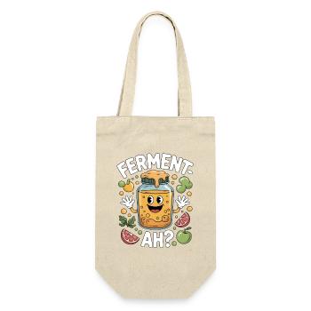 Ferment Ah Kombucha Brewing - Gift Bag for Bottles - nature - Front