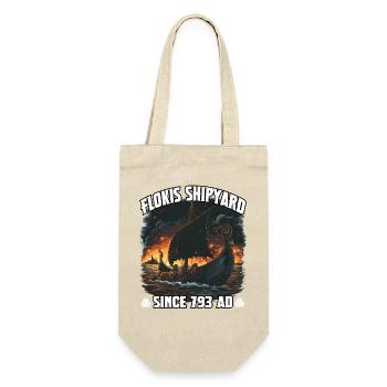 Viking Ship Flame Horizon - Gift Bag for Bottles - nature - Front