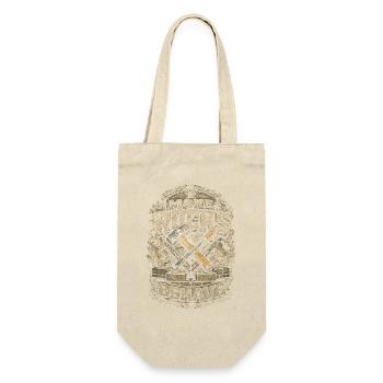 Tailleur de pierre, je fais bien tenir les pierres - Sac à bouteille - nature - Devant