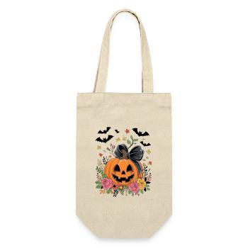 Halloween Pumpkin - Gift Bag for Bottles - nature - Front