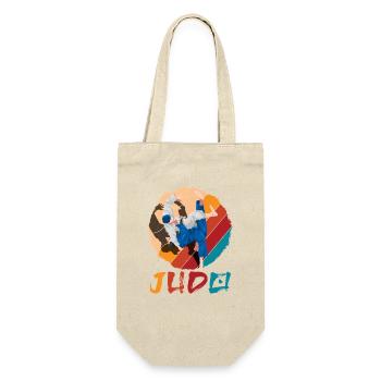 Judo Retro Vintage Arts Martial Judoka Projection - Sac à bouteille - nature - Devant