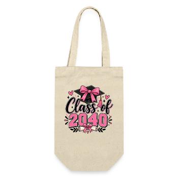 Class of 2040 Graduation Dream - Gift Bag for Bottles - nature - Front