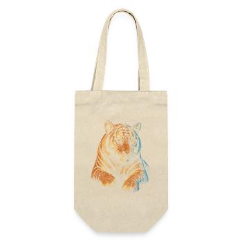 Tiger - Gift Bag for Bottles - nature - Front