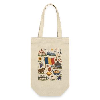 Romania | Carpathians, Culture & Homeland - Gift Bag for Bottles - nature - Front