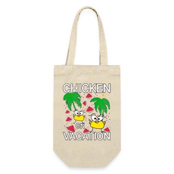 Chickens Holiday - Gift Bag for Bottles - nature - Front