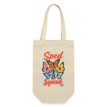 Sped Squad Butterfly Special Education Teacher - Gift Bag for Bottles - nature - Front