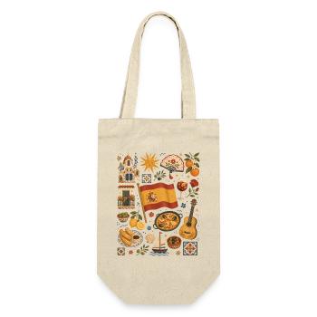 Espagne | Tapas, soleil & joie de vivre - Sac à bouteille - nature - Devant