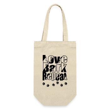 For the Love of Repeating - Gift Bag for Bottles - nature - Front