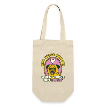 Chemise des Pug Dogs - Sac à bouteille - nature - Devant