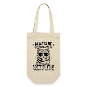 Scottish Folding Cat Scottish Fold Gift - Gift Bag for Bottles - nature - Front