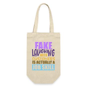 waiter bartender bartender bartender barchef - Gift Bag for Bottles - nature - Front
