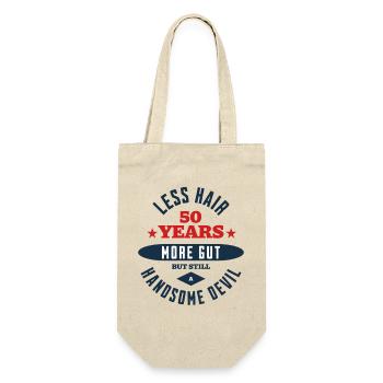 50th Birthday Devil - Gift Bag for Bottles - nature - Front