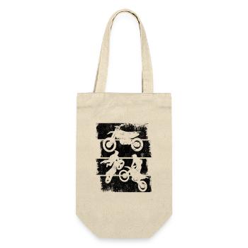 Motocross - Gift Bag for Bottles - nature - Front