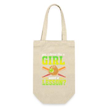 Softball Mom - Gift Bag for Bottles - nature - Front