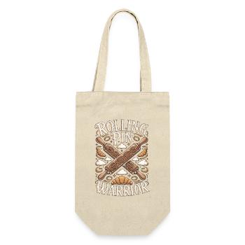 Pastry Chef Rolling Pin Warrior Pastry Specialist - Gift Bag for Bottles - nature - Front