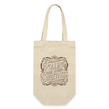 Pastry Chef Rolling In Sweetness Confectioner - Gift Bag for Bottles - nature - Front