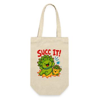 Urban Gardening Succ It Grow Your Own - Gift Bag for Bottles - nature - Front