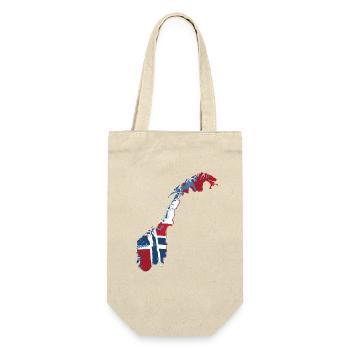Norway Map Flag Scandinavia Travel - Gift Bag for Bottles - nature - Front