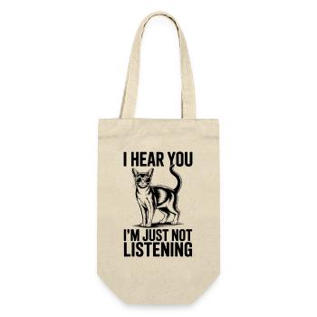 Abyssinian Cat Sayings Abyssinian Cat Gift - Gift Bag for Bottles - nature - Front