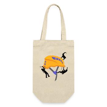 Safety Helmet Climbing Helmet Mountaineer - Gift Bag for Bottles - nature - Front