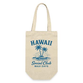 Hawaii Social Club Maui Days - Geschenkbeutel für Flaschen - Natur - Vorne