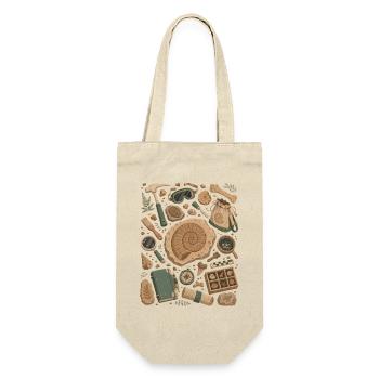Fossil Hunt | Paleontology & Ammonites - Gift Bag for Bottles - nature - Front