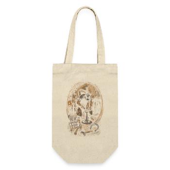 Hufschmied Hufschmiede - Geschenkbeutel für Flaschen - Natur - Vorne
