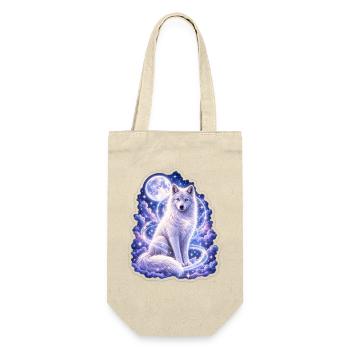 Celestial Wolf - Geschenkbeutel für Flaschen - Natur - Vorne